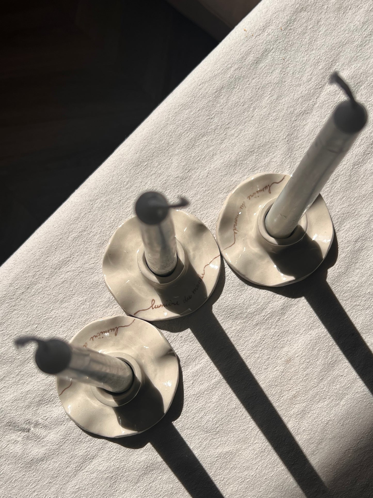 Bougeoir « Lumière du monde »