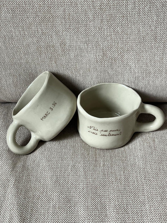 Mug « N'aie pas peur, crois seulement »