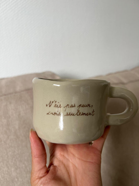 Mug « N'aie pas peur, crois seulement »